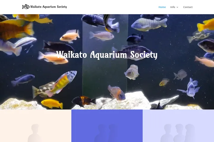 Screenshot of Waikato Aquarium Society